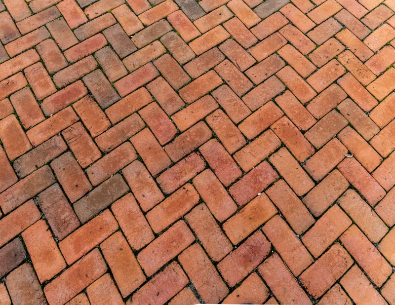 Paver Pattern with Herringbone Design